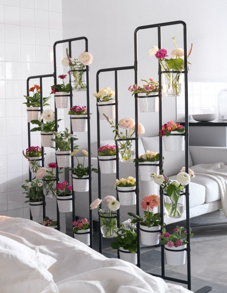 Étagère pour les fleurs de la maison de la société Ikea