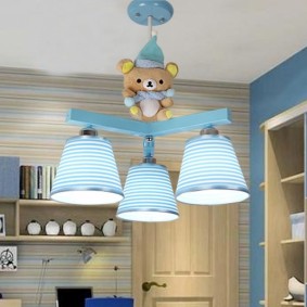 lampes dans un design photo pour enfants